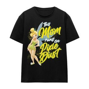 Tinkerbell Unisex Adult Pixie Dust Mothers Day T-Shirt / Black